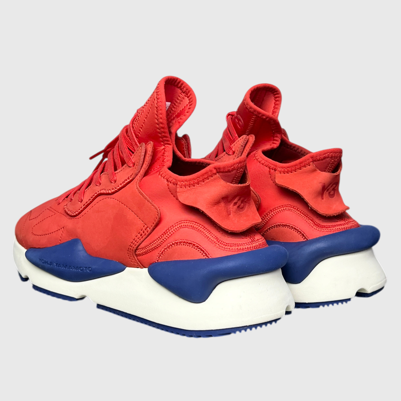 Y-3 Adidas Kaiwa 'Lush Red Unity Ink' Size 11.5 Pre-Owned