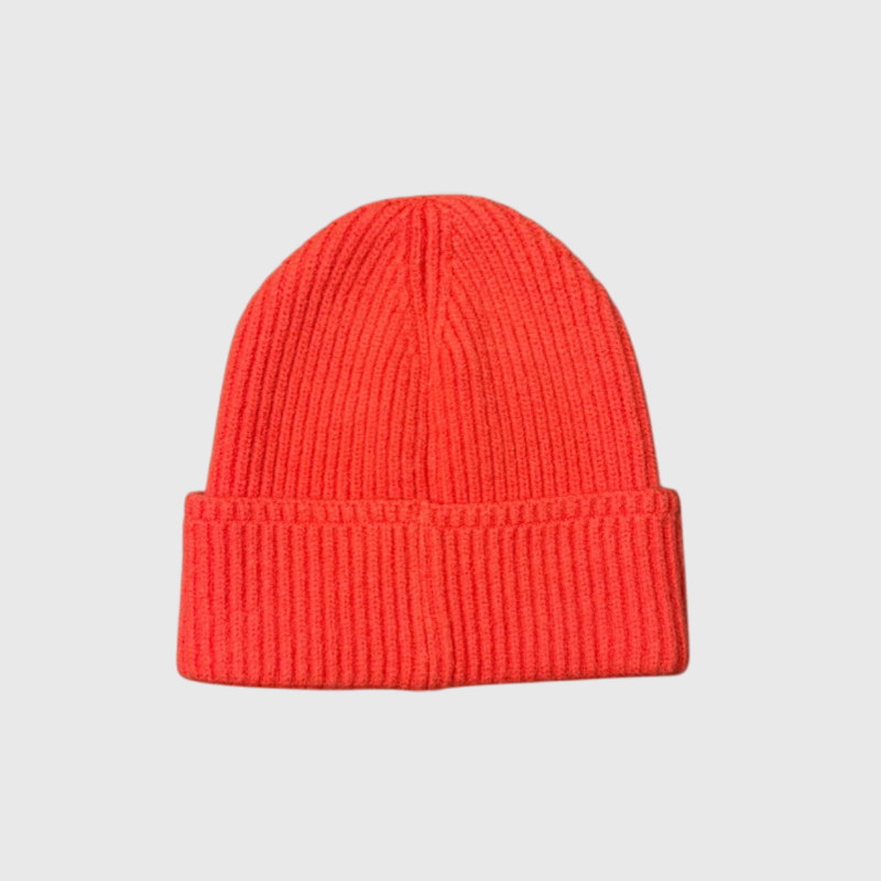 Stussy Basic Cuff Beanie 'Orange' One Size Pre-Owned