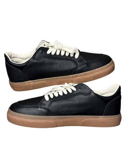 Off-White New Low Vulcanized Sneaker 'Black Ivory' Size 11 Pre-Owned