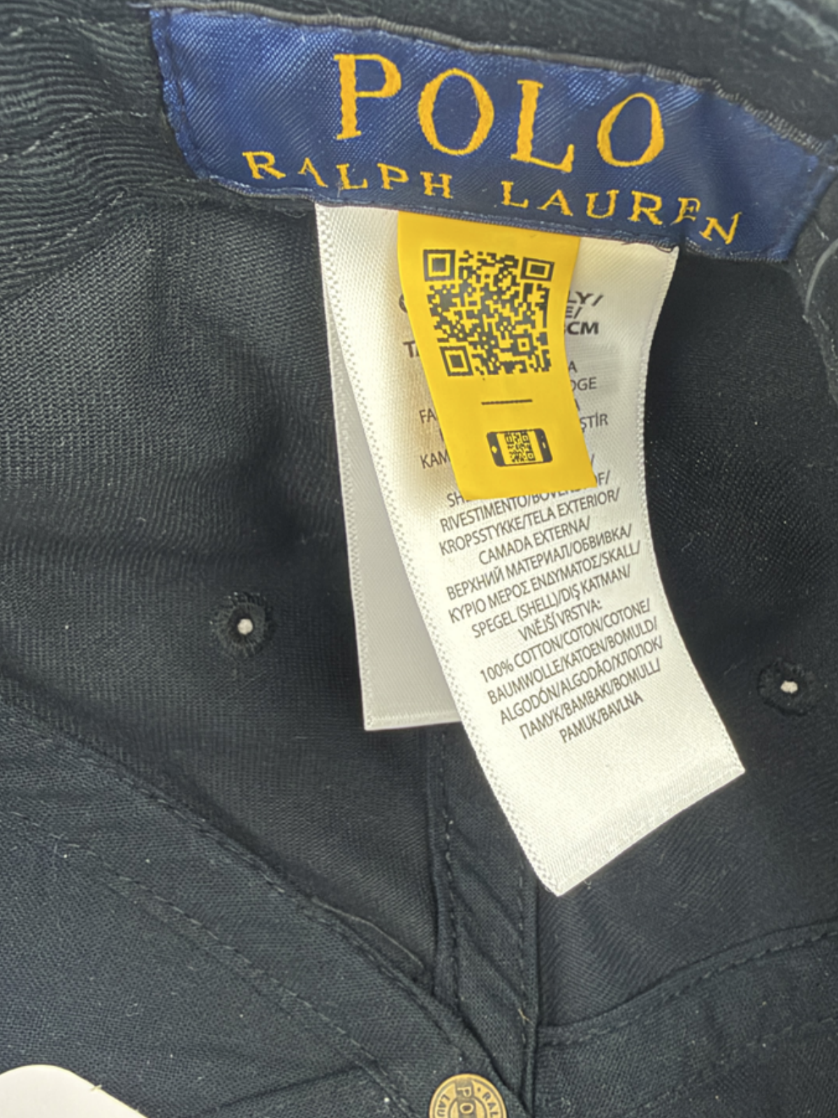 Polo Ralph Lauren Lunar New Year Triple Pony Twill Ball Cap 'Black/Gold' One Size Pre-Owned