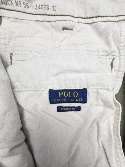 Polo Ralph Lauren Distressed Chino 'Olive' Size 40 Pre-Owned