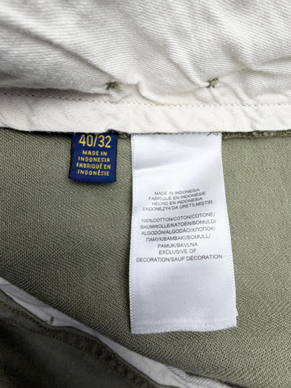Polo Ralph Lauren Distressed Chino 'Olive' Size 40 Pre-Owned