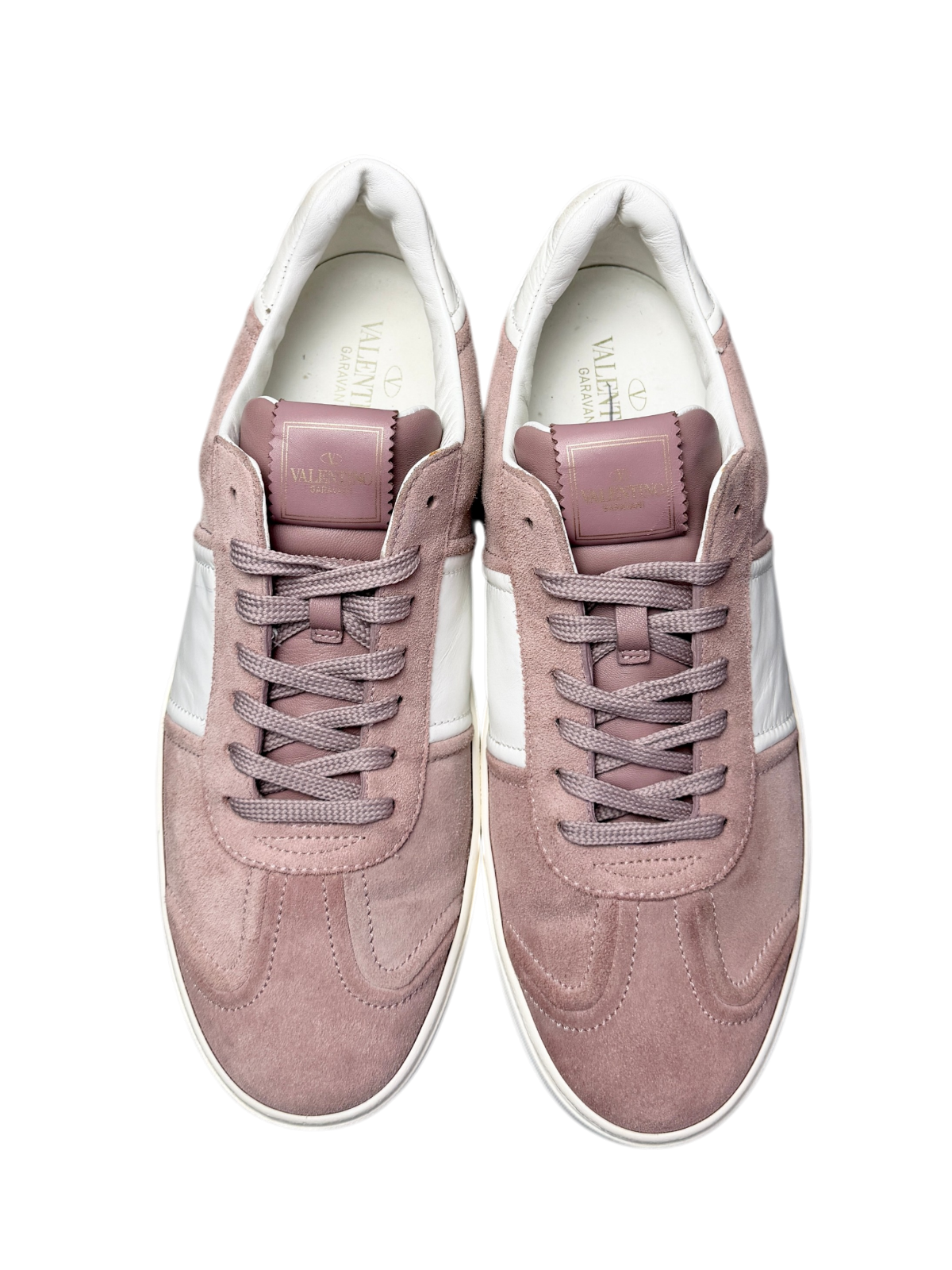 Valentino Garavani Flycrew Sneaker 'Pink/White' Size 44 Pre-Owned