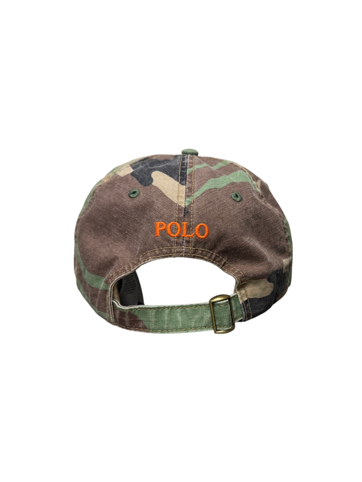 Polo Ralph Lauren Camo Canvas Ball Cap One Size Pre-Owned