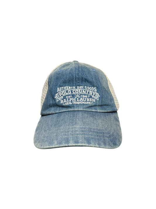 Polo Country  x Ralph Lauren Denim Ball Cap One Size Pre-Owned