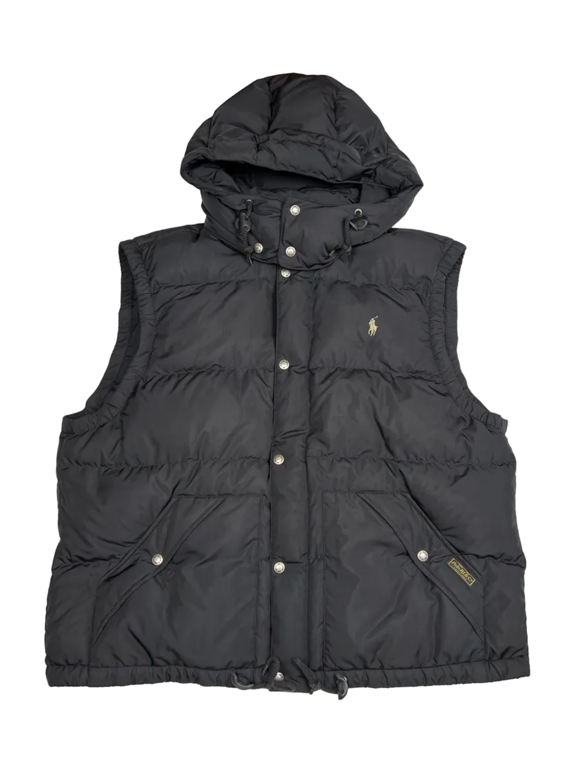 Polo Ralph Lauren Water-Repellant Down Vest 'Black' Size XXL Pre-Owned