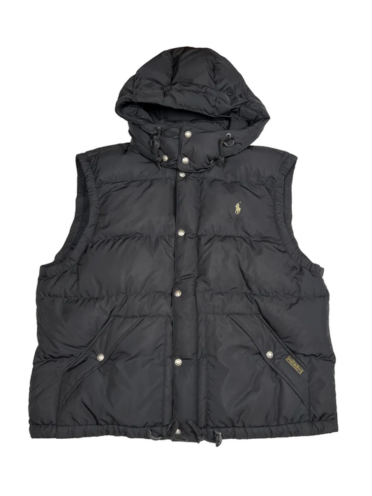 Polo Ralph Lauren Water-Repellant Down Vest 'Black' Size XXL Pre-Owned