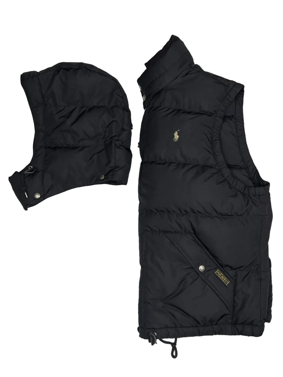 Polo Ralph Lauren Water-Repellant Down Vest 'Black' Size XXL Pre-Owned