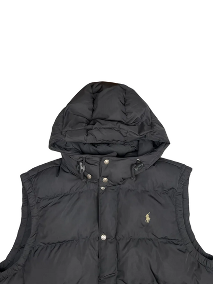 Polo Ralph Lauren Water-Repellant Down Vest 'Black' Size XXL Pre-Owned