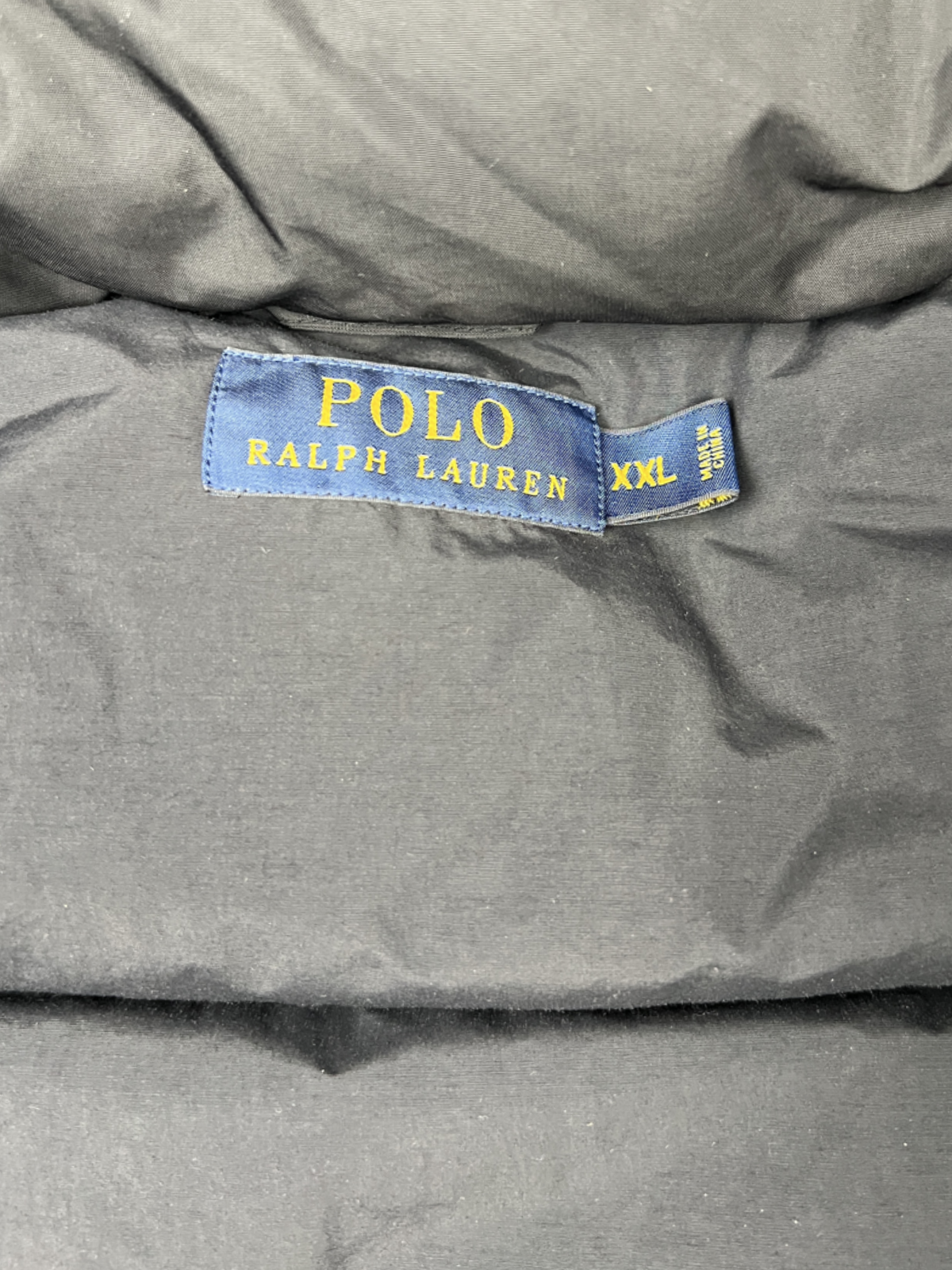 Polo Ralph Lauren Water-Repellant Down Vest 'Black' Size XXL Pre-Owned