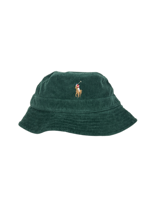 Polo Ralph Lauren Corduroy Bucket Hat 'College Green' Size S/M Brand New