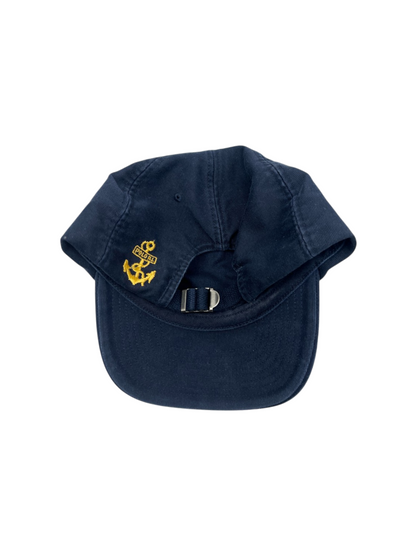 Polo Ralph Lauren Crest Bedford Cord Ball Cap 'Aviator Navy' One Size Pre-Owned