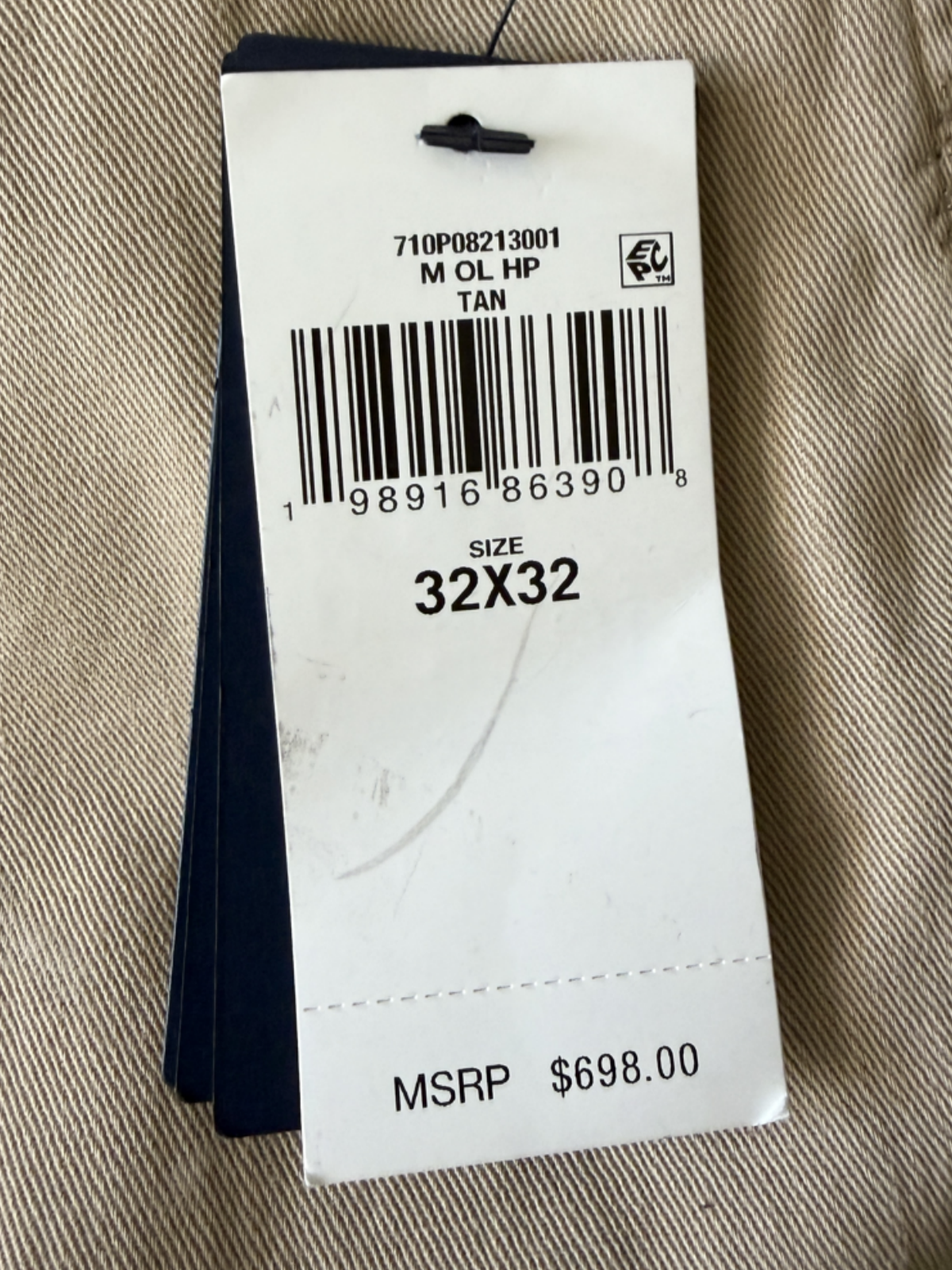 Polo Country x Polo Ralph Lauren 'The Big Chino - Tan' Size 32 Brand New