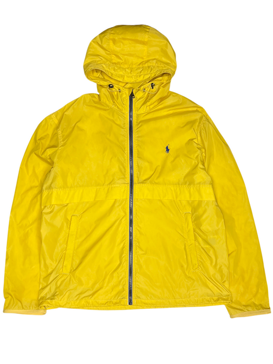 Polo Ralph Lauren Nylon Track Jacket 'Yellow' Size L Pre-Owned