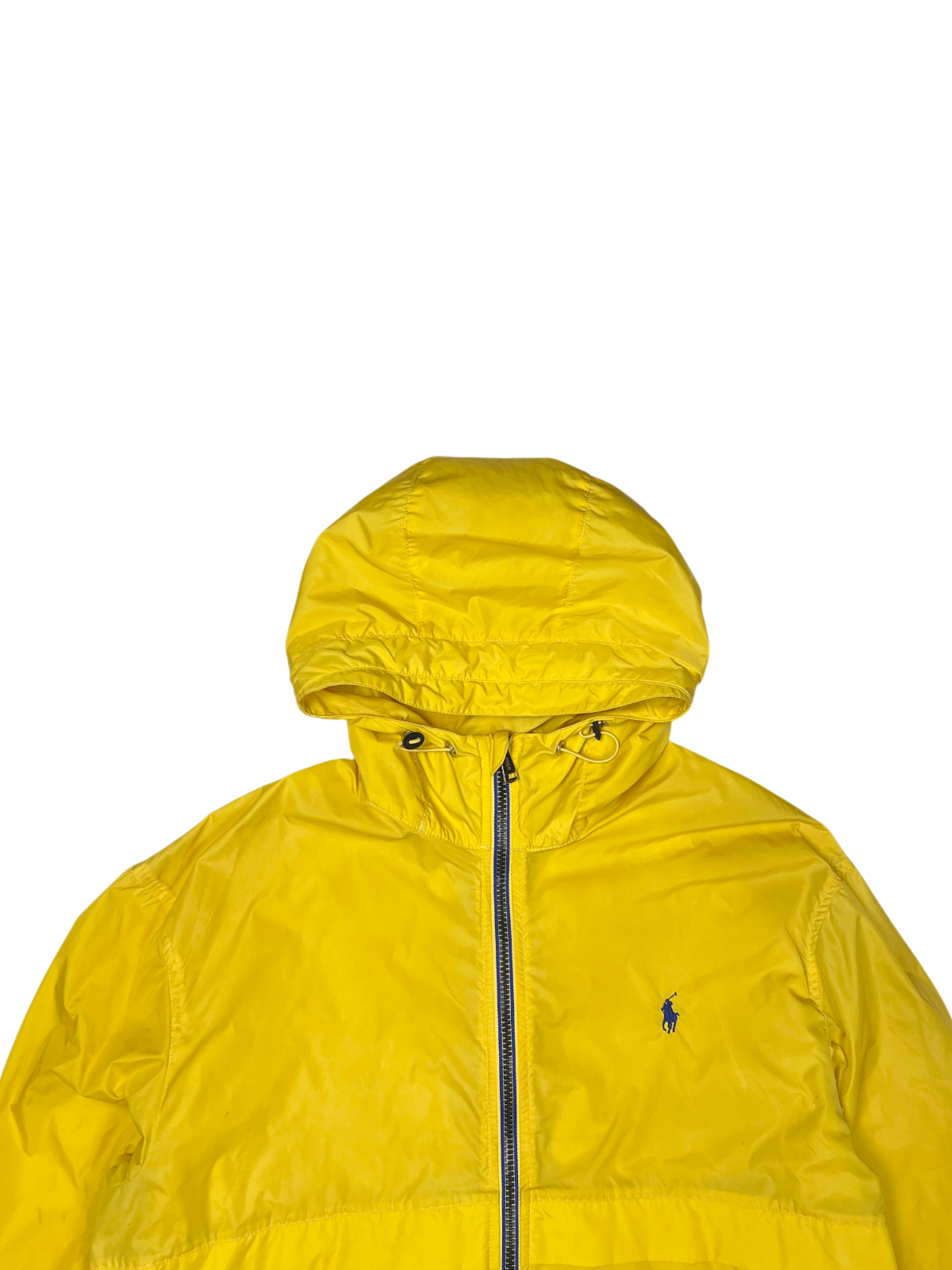 Polo Ralph Lauren Nylon Track Jacket 'Yellow' Size L Pre-Owned