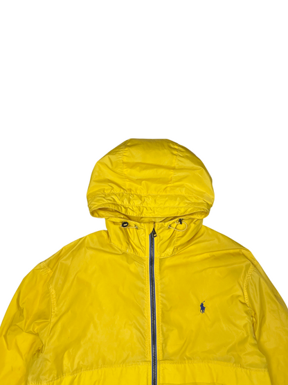 Polo Ralph Lauren Nylon Track Jacket 'Yellow' Size L Pre-Owned