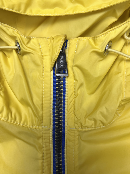 Polo Ralph Lauren Nylon Track Jacket 'Yellow' Size L Pre-Owned