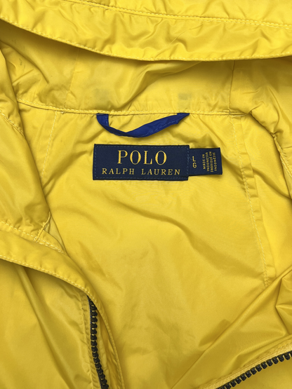 Polo Ralph Lauren Nylon Track Jacket 'Yellow' Size L Pre-Owned