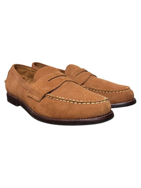 Polo Ralph Lauren Alston Suede Penny Loafer 'Brown' Size 10.5 Pre-Owned