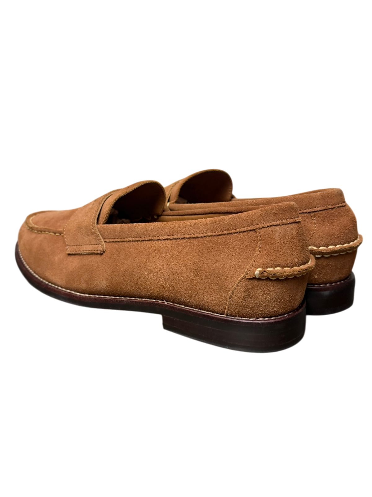 Polo Ralph Lauren Alston Suede Penny Loafer 'Brown' Size 10.5 Pre-Owned