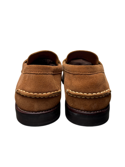 Polo Ralph Lauren Alston Suede Penny Loafer 'Brown' Size 10.5 Pre-Owned