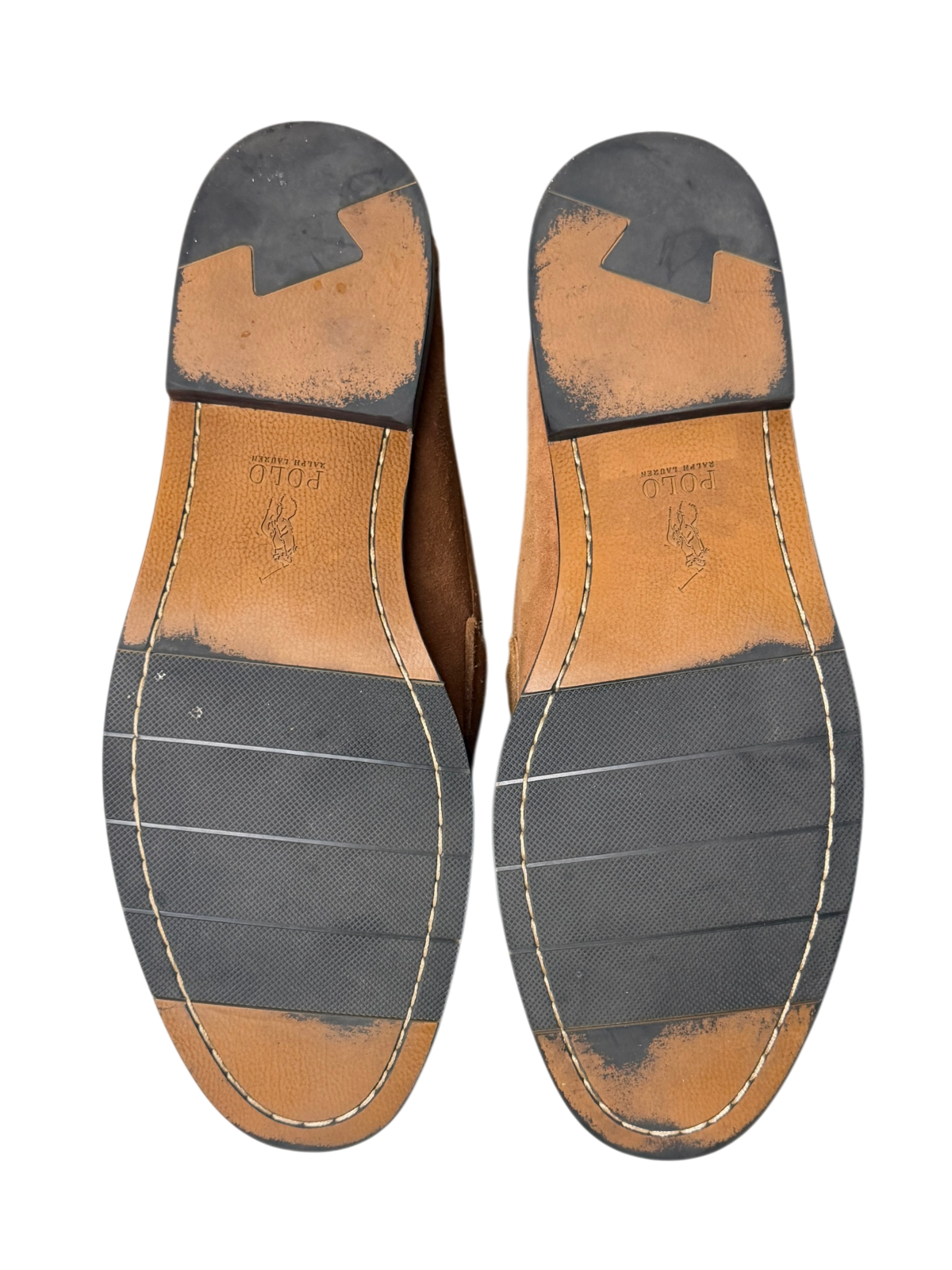Polo Ralph Lauren Alston Suede Penny Loafer 'Brown' Size 10.5 Pre-Owned