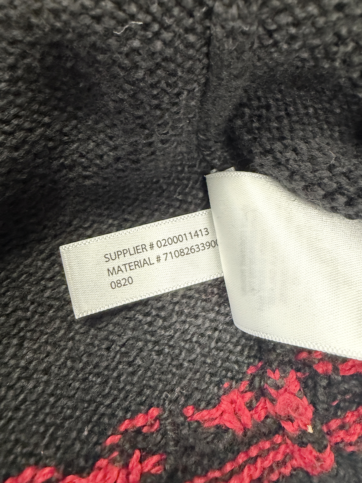 Polo Ralph Lauren Cotton Snowflake Shawl Collar Sweater 'Black/Red' Size XXL Pre-Owned