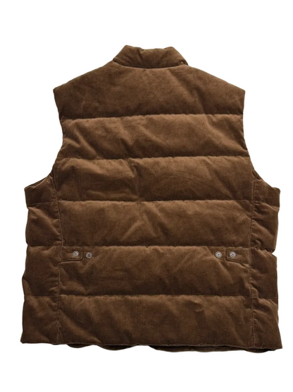 Polo Ralph Lauren Quilted Corduroy Vest 'Brown' Size XXL Brand New