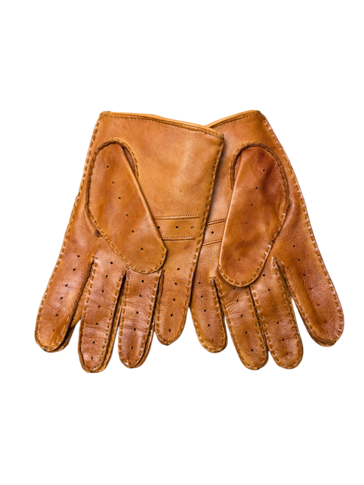 Polo Ralph Lauren Sheepskin Driving Gloves 'Carmel' Size S Brand New