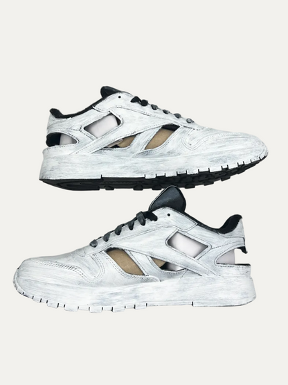 Maison Margiela x Reebok Classic Leather Tabi DQ Low 'Bianchetto' Size 11.5 Pre-Owned