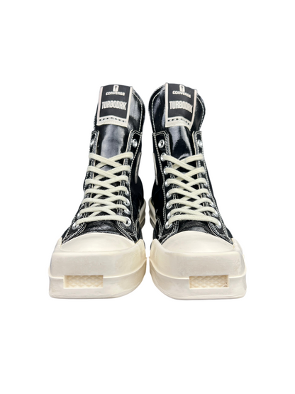 Rick Owens x Converse TURBODRK Chuck 70 High 'Black Lacquer' Size 7 Pre-Owned