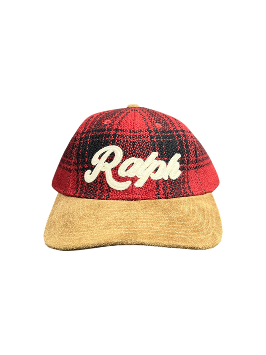 Polo Ralph Lauren Plaid Wool Baseball Cap One Size Brand New With Tags