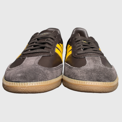 Adidas Samba OG 'Dark Brown Yellow' FW23 Brand New