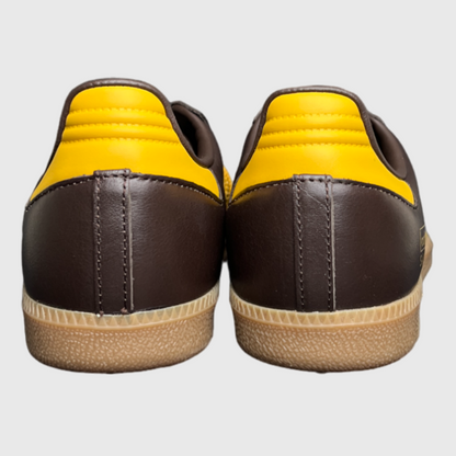 Adidas Samba OG 'Dark Brown Yellow' FW23 Brand New