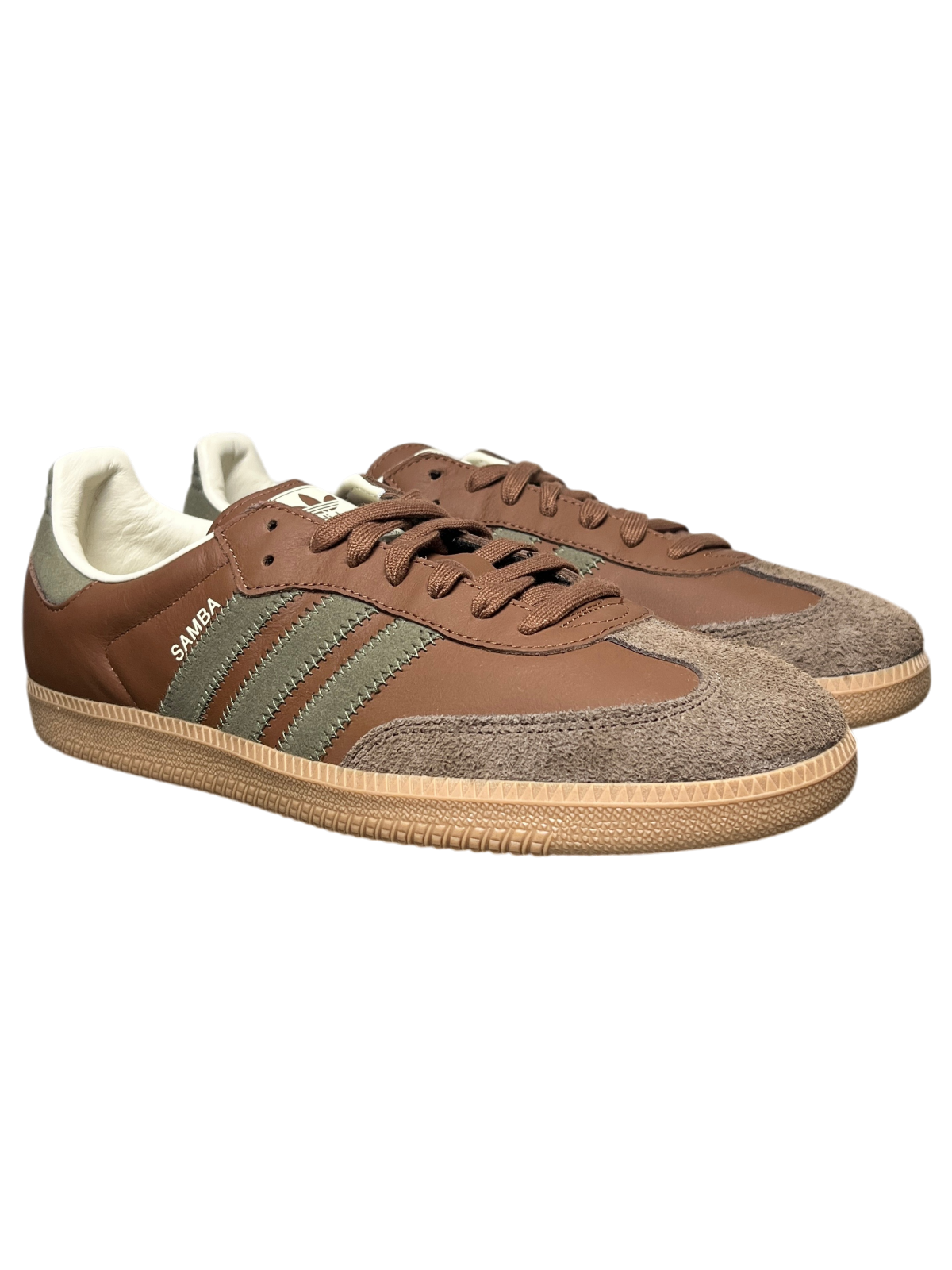 Adidas Samba OG 'Brown Olive Strata' Size 12 Brand New