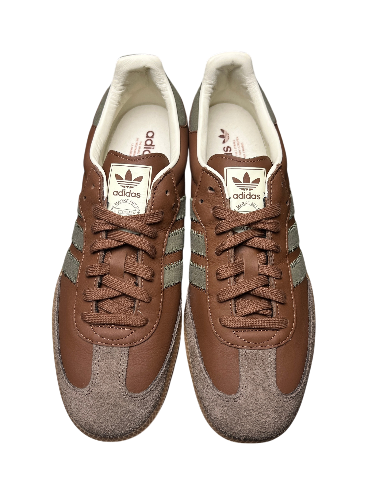 Adidas Samba OG 'Brown Olive Strata' Size 12 Brand New