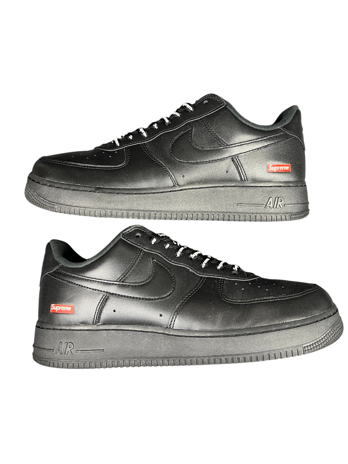 Supreme x Nike Air Force 1 Low 'Box Logo - Black' Size 10 Pre-Owned