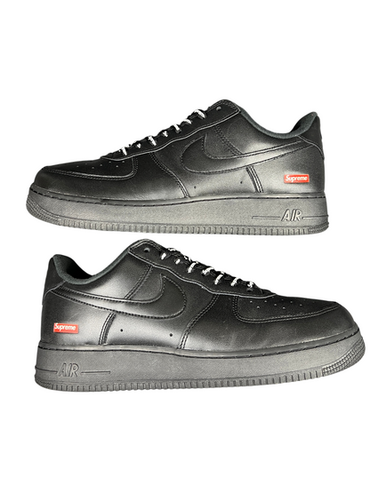 Supreme x Nike Air Force 1 Low 'Box Logo - Black' Size 10 Pre-Owned