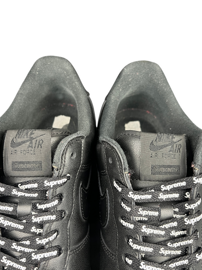 Supreme x Nike Air Force 1 Low 'Box Logo - Black' Size 10 Pre-Owned