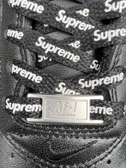 Supreme x Nike Air Force 1 Low 'Box Logo - Black' Size 10 Pre-Owned