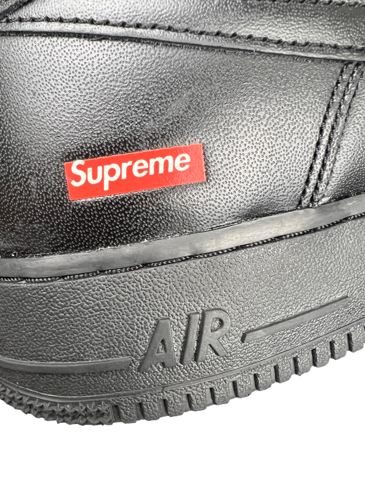 Supreme x Nike Air Force 1 Low 'Box Logo - Black' Size 10 Pre-Owned