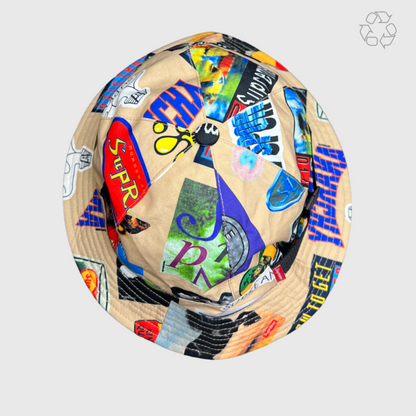 Supreme GORE-TEX Bell Hat 'Tan Stickers' SS21H4 Pre-Owned