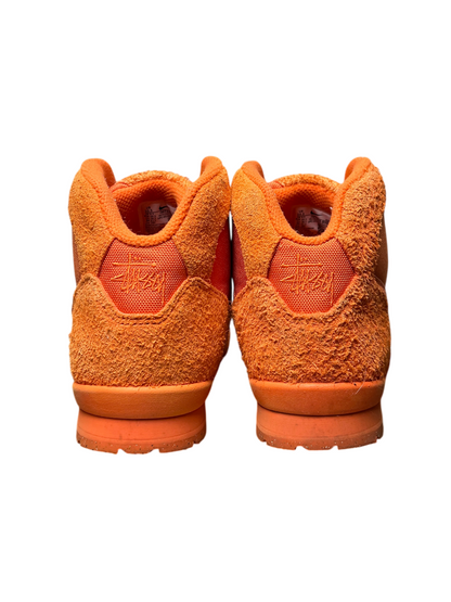 Stussy x 2025 Nike Air Baltoro 'Safety Orange' Size 10.5 Pre-Owned