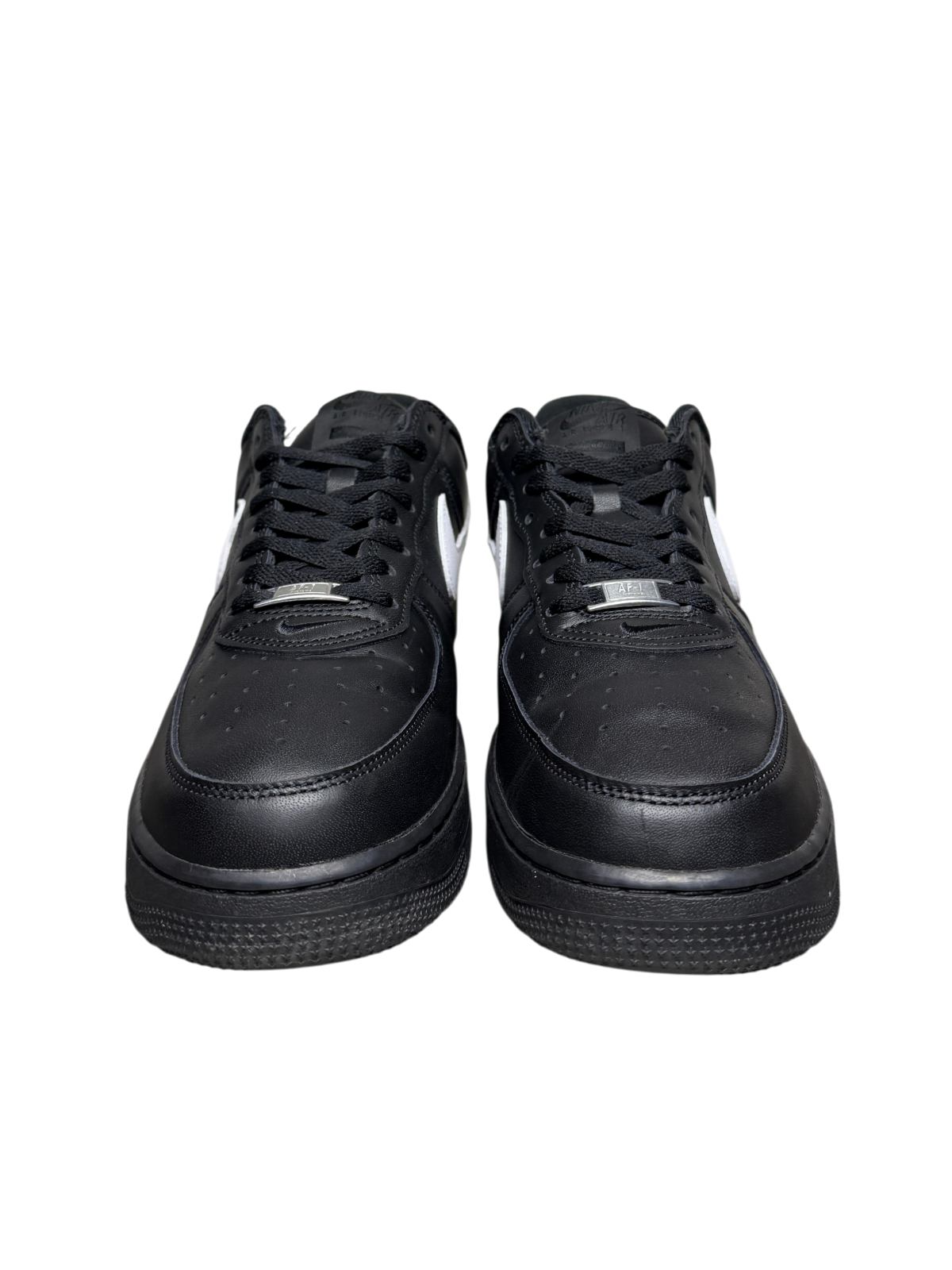 Supreme x Nike Air Force 1 Low 2025 'Box Logo - Black White' Size 11.5 Pre-Owned