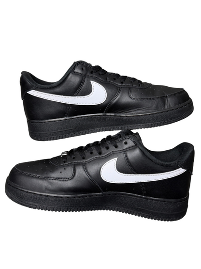 Supreme x Nike Air Force 1 Low 2025 'Box Logo - Black White' Size 11.5 Pre-Owned