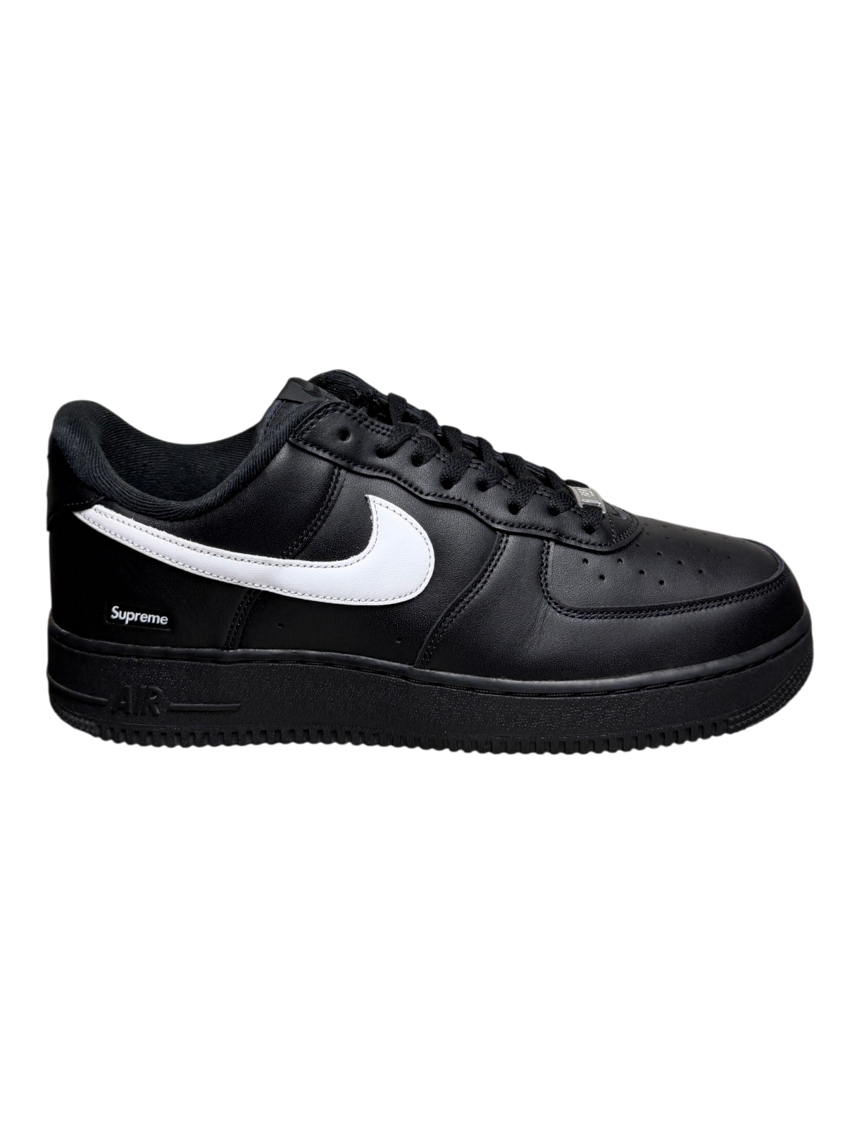 Supreme x Nike Air Force 1 Low 2025 'Box Logo - Black White' Size 11.5 Pre-Owned