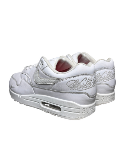 Supreme x Nike Air Max 1 '87 SP 2025 'Triple White' Size 11.5 Pre-Owned