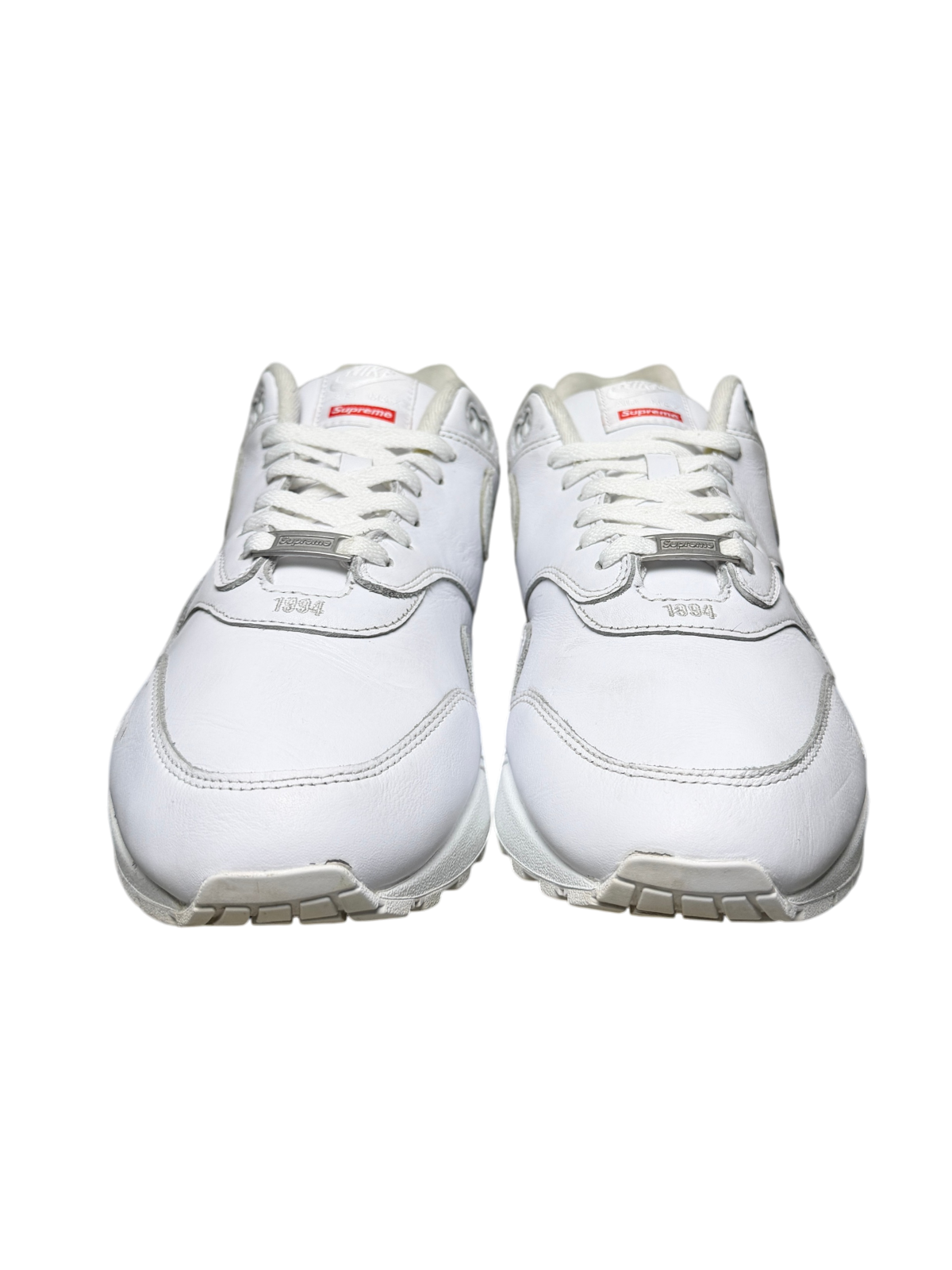 Supreme x Nike Air Max 1 '87 SP 2025 'Triple White' Size 11.5 Pre-Owned