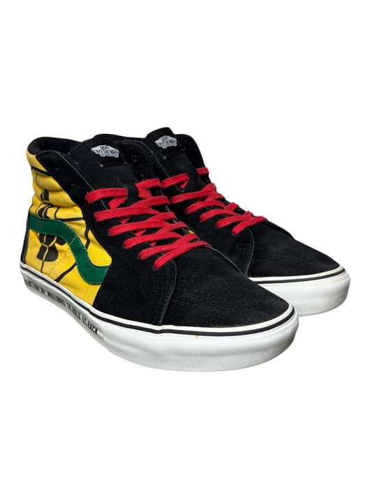 Vintage Supreme x Vans SK8-Hi SL 'Public Enemy-Black/Yellow' Size 10.5 Pre-Owned