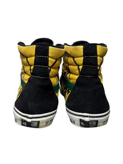 Vintage Supreme x Vans SK8-Hi SL 'Public Enemy-Black/Yellow' Size 10.5 Pre-Owned